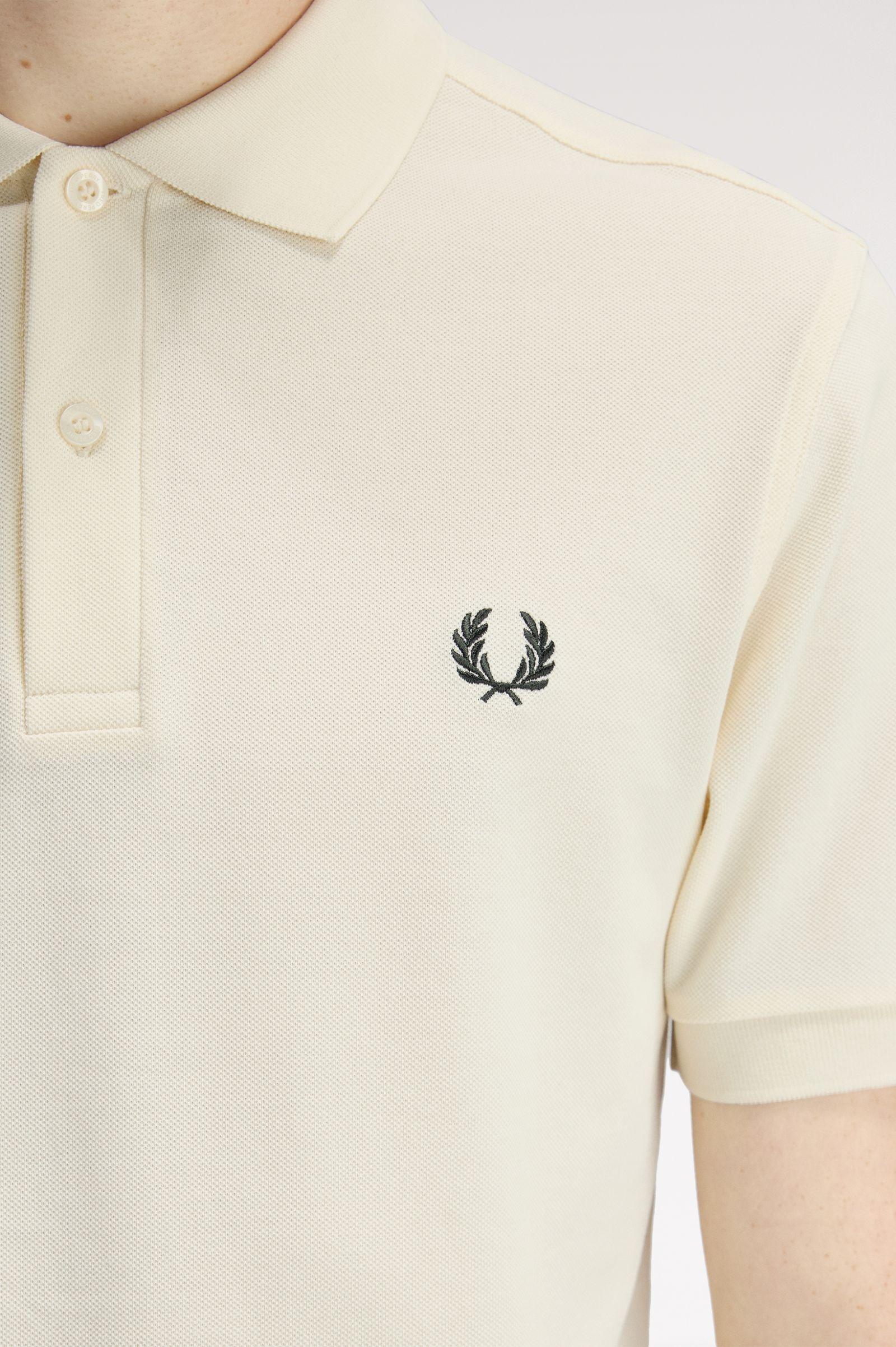 Polo manica corta M6000 13B FRED PERRY Ecru/grassroots 