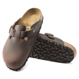 Ciabatta in pelle oliata BOSTON SFB 0159713 HABANA BIRKENSTOCK Habana 