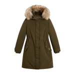 Parka con pelliccia CFWWOU2044FRUT5092 614 WOOLRICH Dark green 