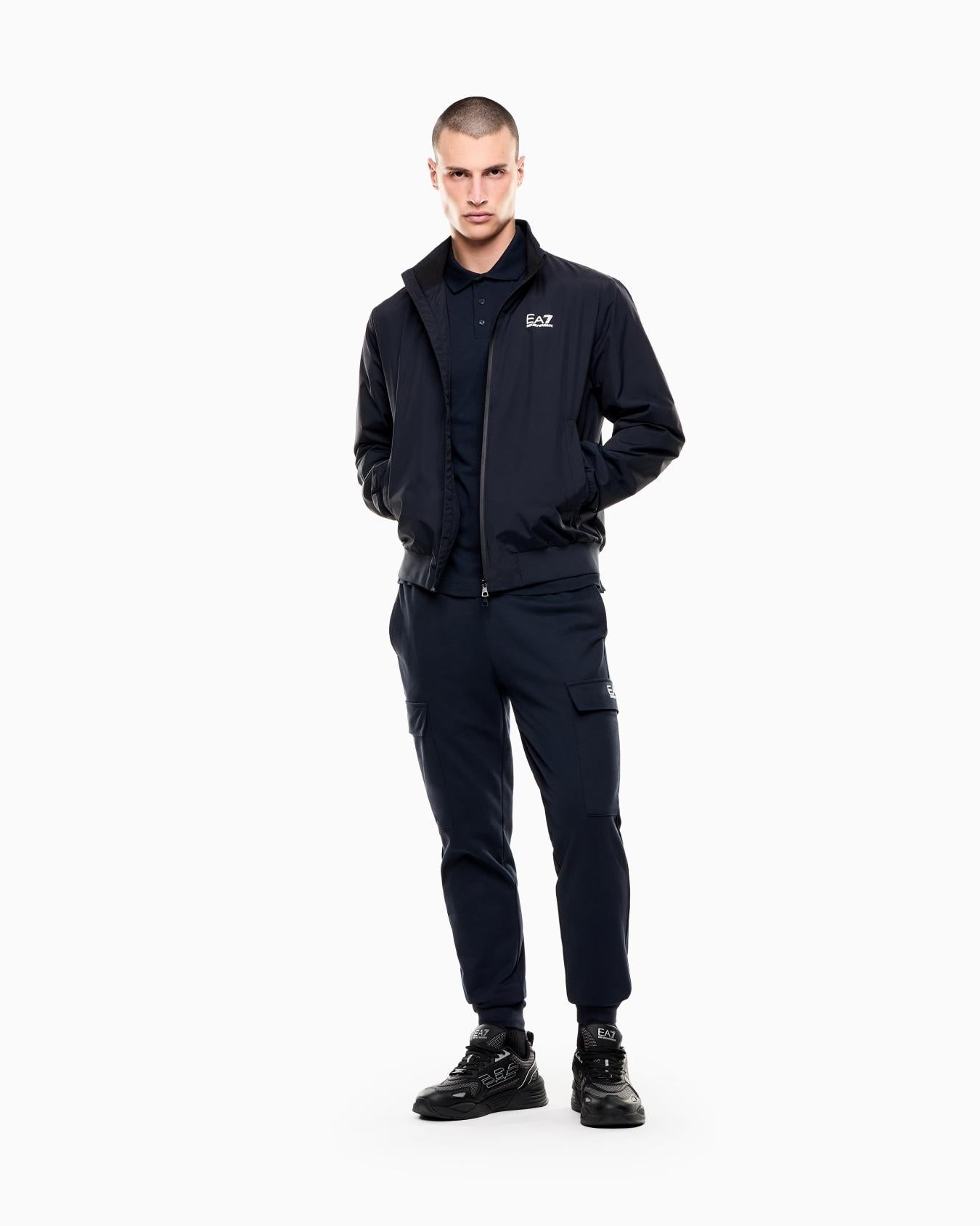 Pantaloni cargo Core Identity in cotone 8NPP67 PJVRZ 1562 EA7 Blue 