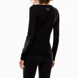 T-Shirt manica lunga 7W000522 AF10373 UC001 EA7 Black 