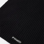 Sciarpa in misto lana a coste 105996A2Z4 Z99 PINKO Nero limousine 