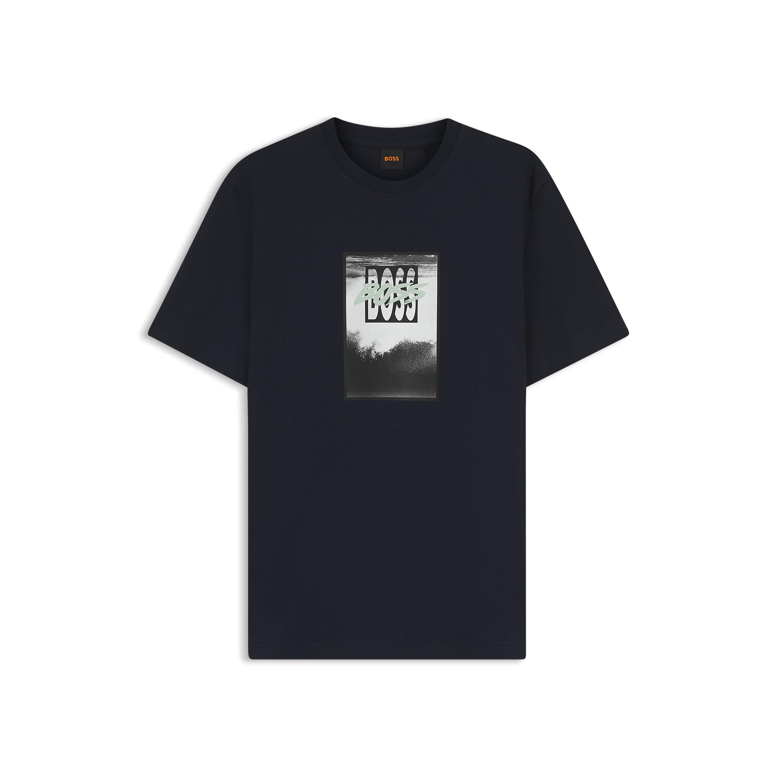 T-Shirt manica corta 50561846 10277382 01 404 BOSS Dark blue 