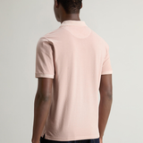 Polo Mackinack tinta in capo in piqué di cotone elasticizzato CFWOPO0065MRUT1483 4409 WOOLRICH Rose smoke 