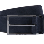 Cintura in pelle suede Calindo 50470776 10201975 02 402 BOSS Dark blue 