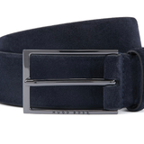 Cintura in pelle suede Calindo 50470776 10201975 02 402 BOSS Dark blue 