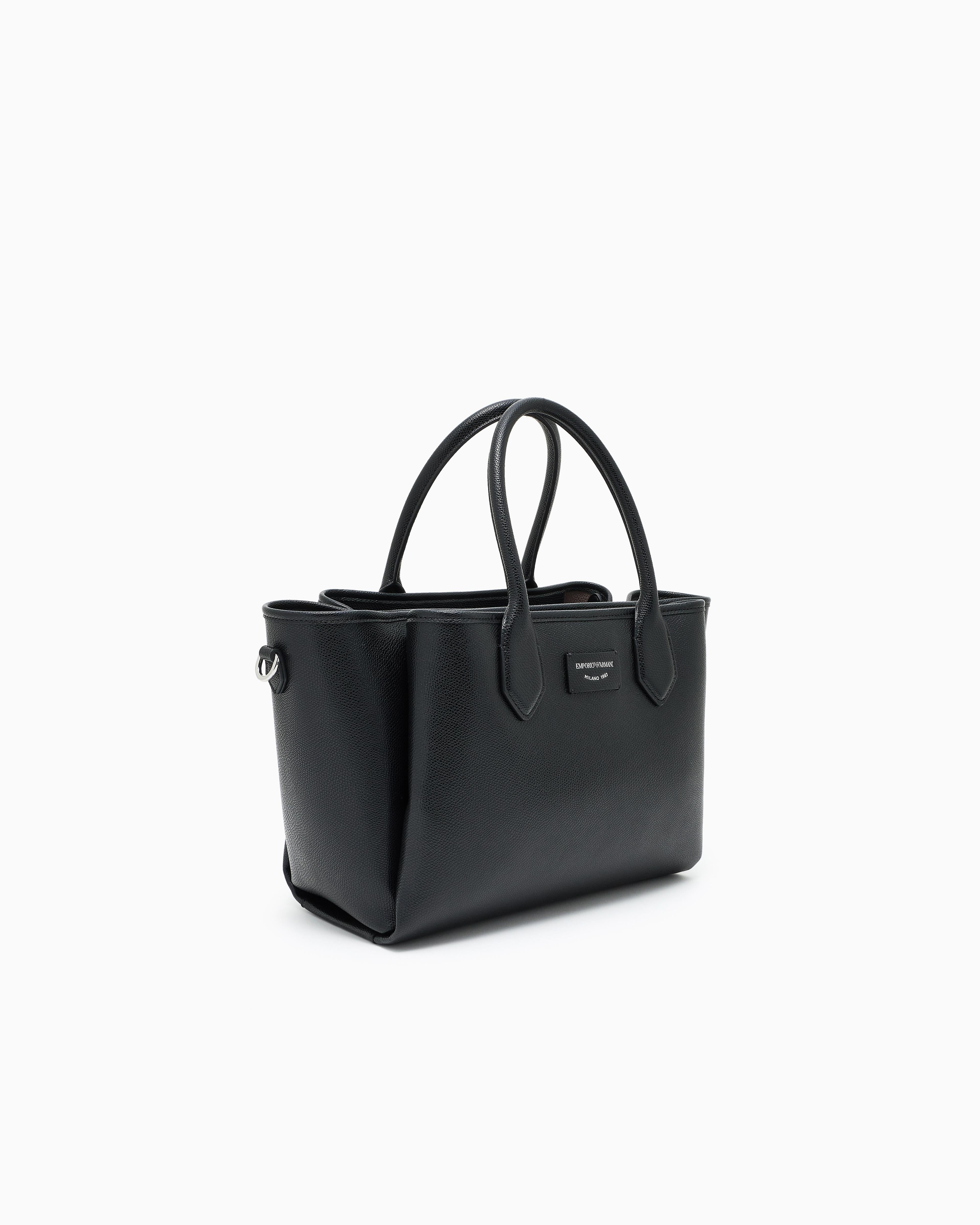Borsa in ecopelle EW0002329 AF17799 MC149 EMPORIO ARMANI Nero/taupe 