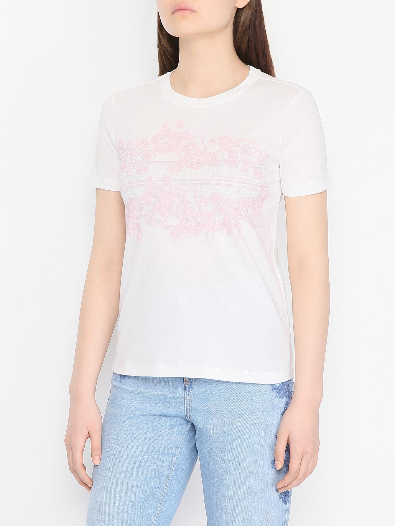 T-Shirt manica corta D46EL047EG2 MFA49 ERMANNO FIRENZE White 