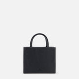 Tote piccola con impunture a contrasto BS08A51E2 110 ELISABETTA FRANCHI Nero 