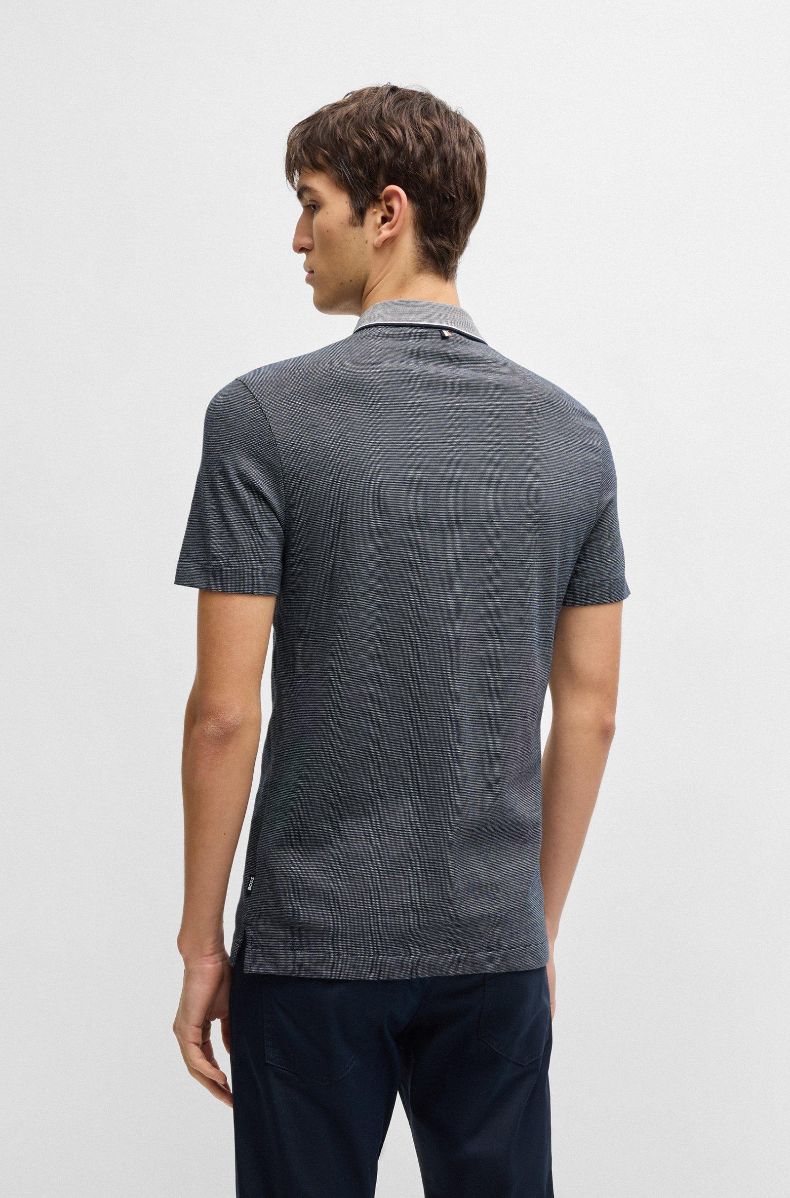 Polo manica corta 50536853 10271482 01 404 BOSS Dark blue 