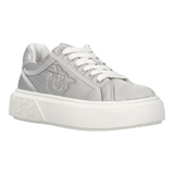 Sneaker in raso SS0069T001 ZZF PINKO Satin silver 