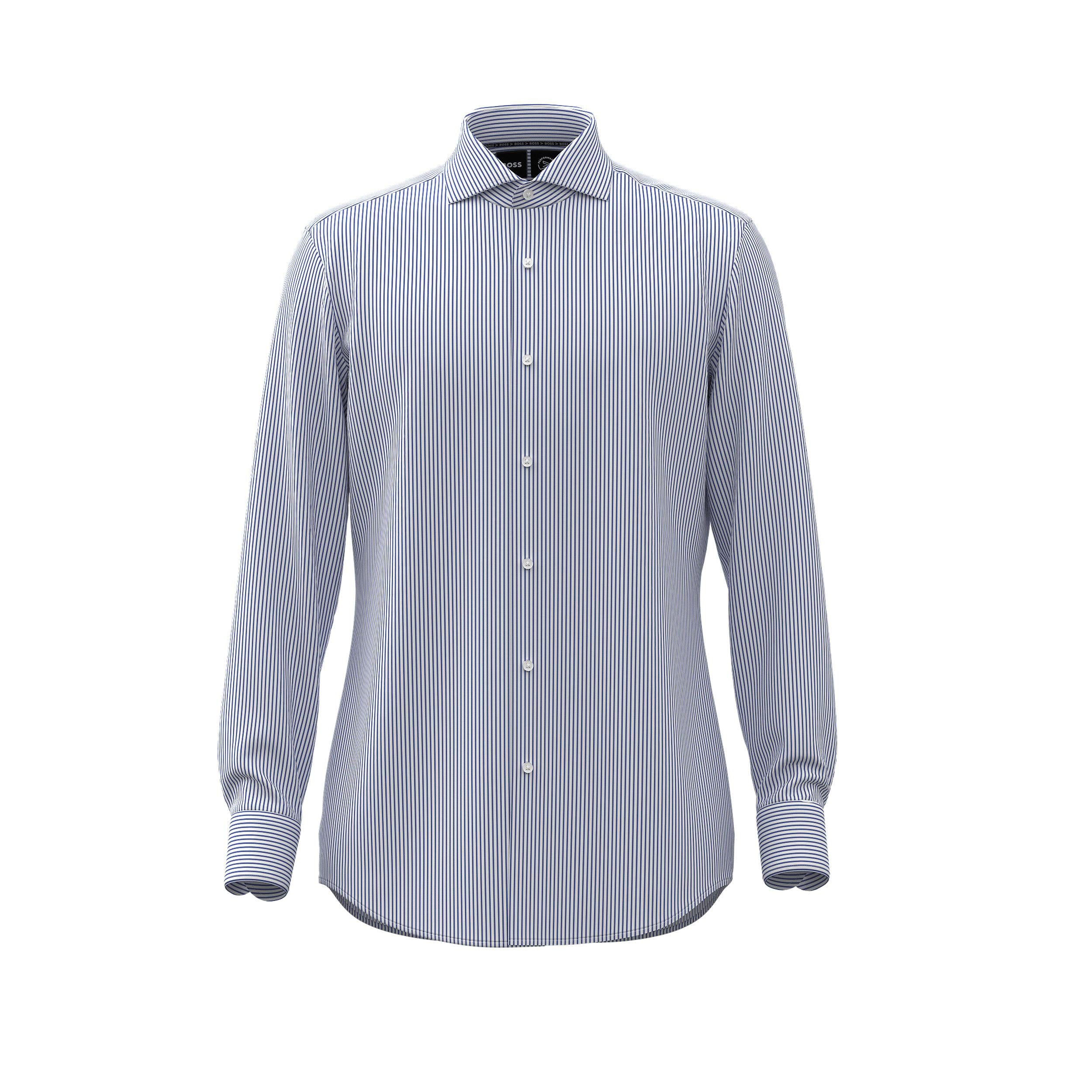 Camicia slim bastoncino 50489941 10242647 02 433 BOSS Bright blue 