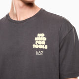 T-Shirt girocollo serie Graphic in jersey di cotone 7M001398 AF13244 U8111 EA7 Grey 
