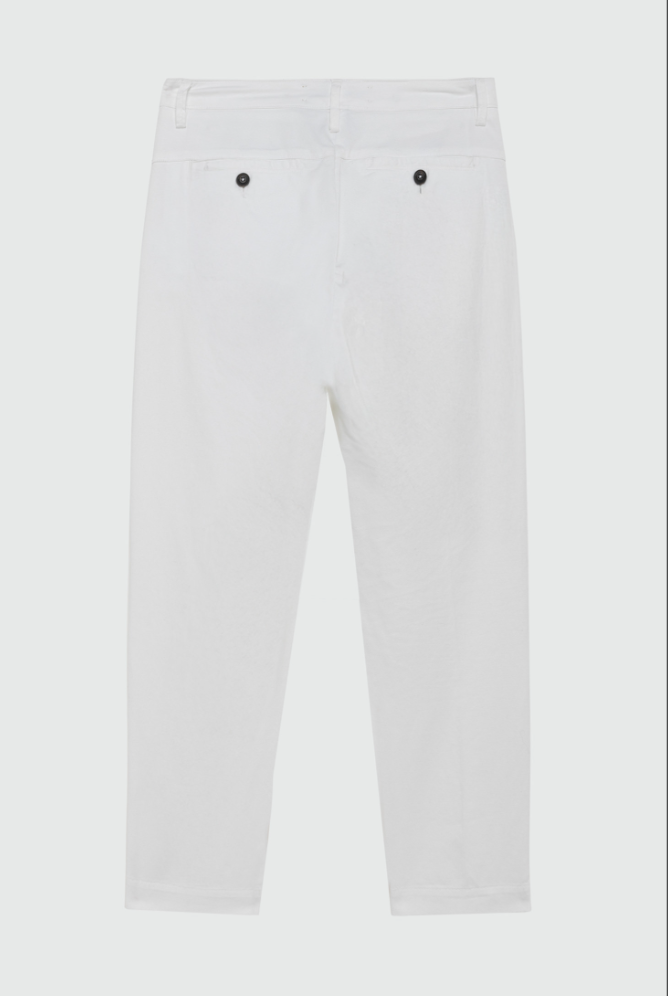 Pantalone in cotone RND057 P381 0127 C0367 ROY ROGER'S Blanc de blanc 