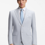 Abito due pezzi regular fit in bouclé elasticizzato 50561822 10279246 01 466 BOSS Light blue 