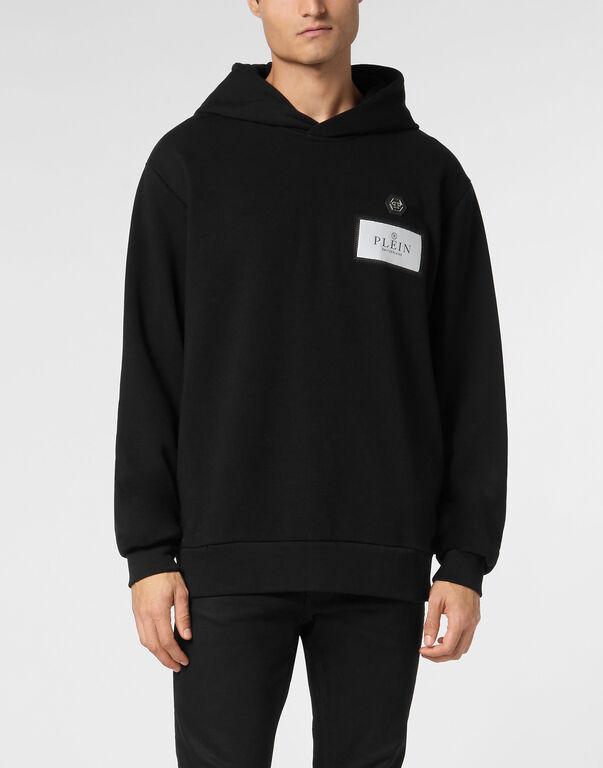Felpa con cappuccio MJB3616 PTE003N 0202 PHILIPP PLEIN Black/black 