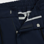 Pantalone slim fit in jersey 50502477 10245125 01 404 BOSS Blue 