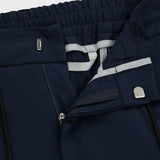 Pantalone slim fit in jersey 50502477 10245125 01 404 BOSS Blue 