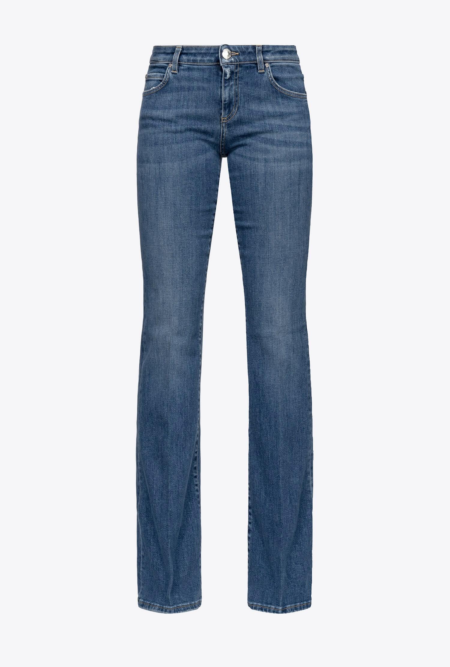 Jeans flared vita bassa 100177A0FS PJC PINKO Denim 