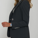 Blazer monopetto stretch 100254A24 I76 PINKO Grigio 