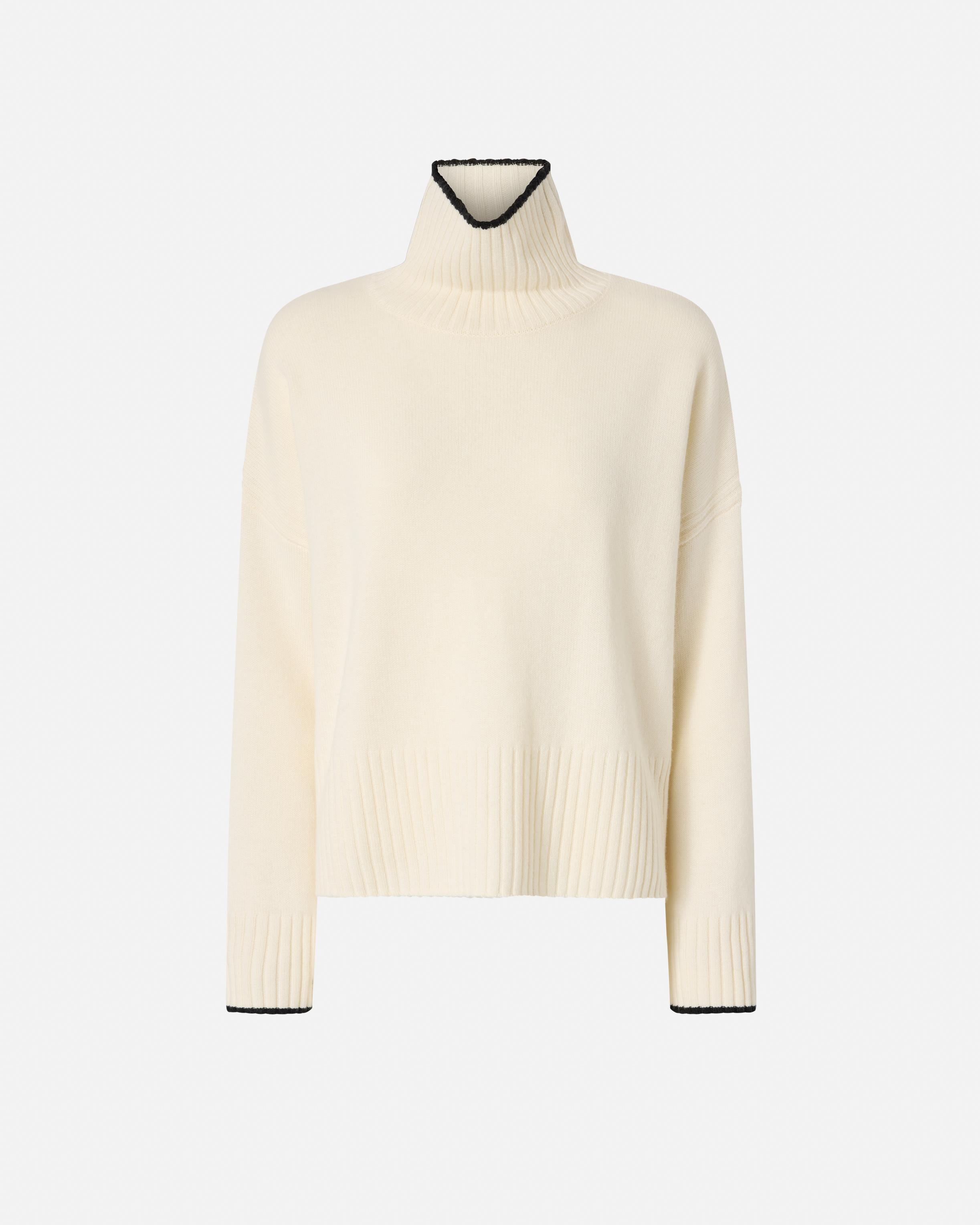 Dolcevita in maglia 105446A2Q9 Z13 PINKO Bianco meringa 