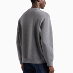 Felpa in jersey con ricamo 6D1M76 1JHSZ 0631 EMPORIO ARMANI Grigio mel.sc 