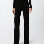 Pantaloni flared punto stoffa 100054A15M Z99 PINKO Black 