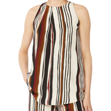 Top smanicato fantasia 2616161022600 001 MAX MARA STUDIO Bianco/nero/col 