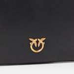 Borsa in pelle 100455A0F1 Z99Q PINKO Nero-antique gold 