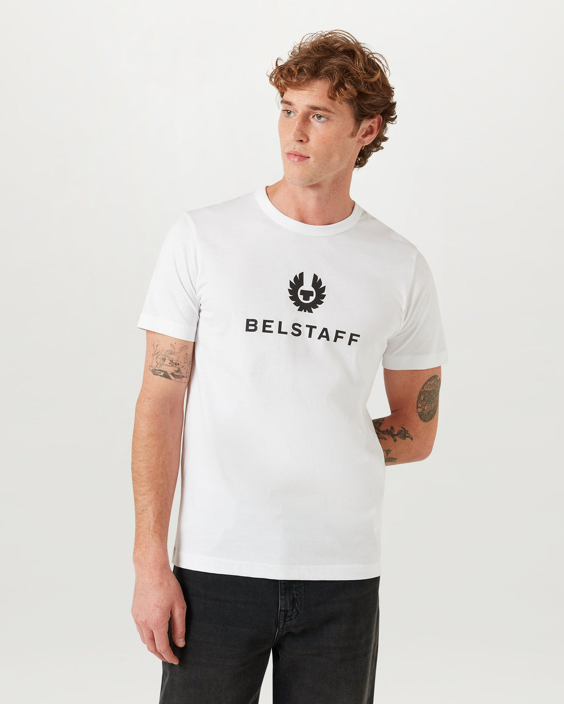 T-Shirt manica corta 104141 BELSTAFF SIGNATURE T-SHIRT WHITE BELSTAFF White 