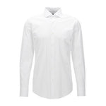 Camicia slim fit in cotone elasticizzato JASON 10151300 02 100 BOSS White 