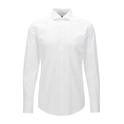 Camicia slim fit in cotone elasticizzato JASON 10151300 02 100 BOSS White 