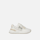 Sneaker chunky con satin e strass SS0055P073 DY7 PINKO Yougurt 