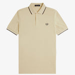 Polo manica corta M3600 12B FRED PERRY Oatm/snwh/anchgr 