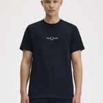 T-Shirt manica corta M4580 102 FRED PERRY Black 