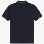 Polo manica corta M3600 86B FRED PERRY Navy/drkcml/spgr 