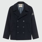 Peacoat in lana RRU90280 T706 0048 ROY ROGER'S Blue navy 