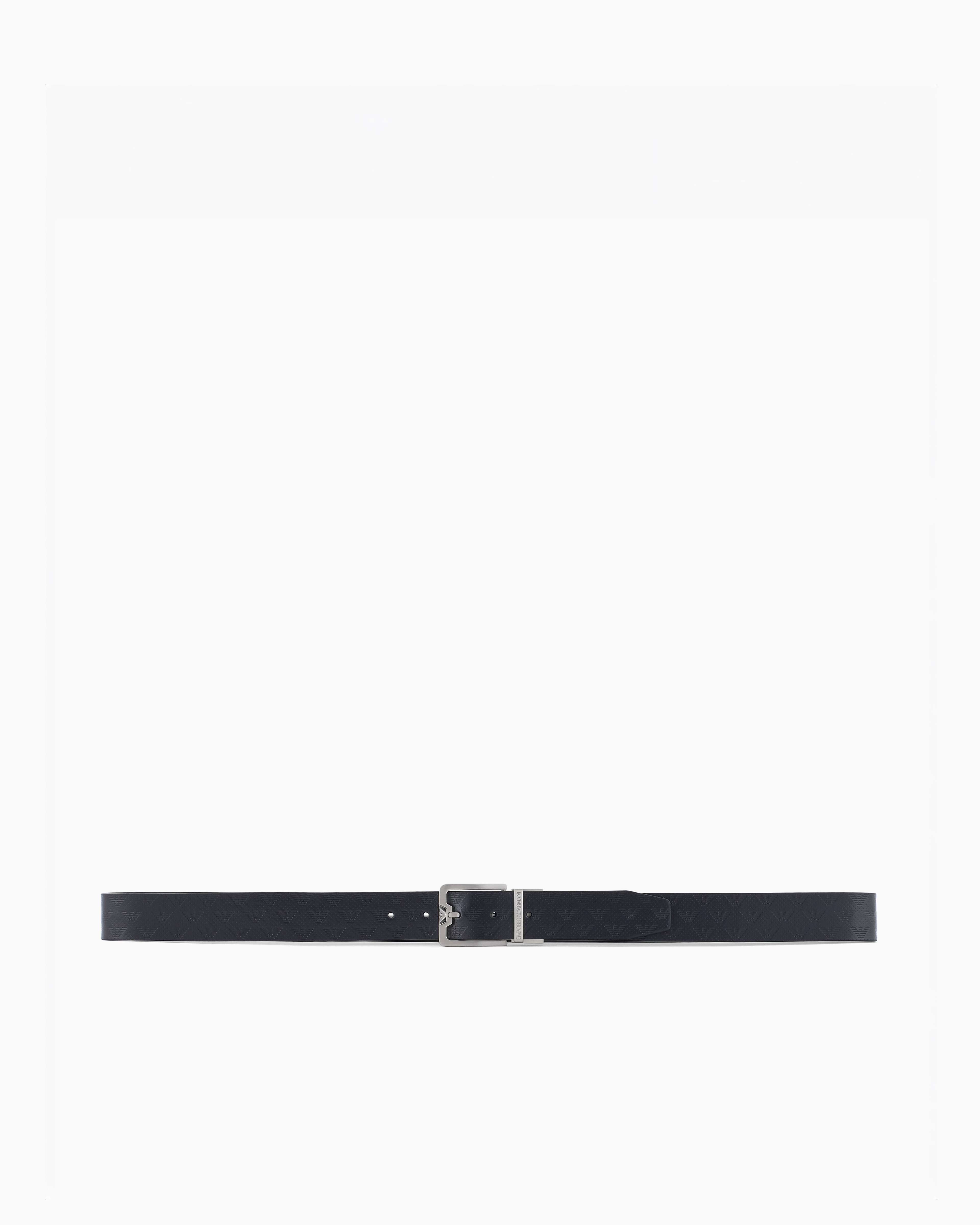 Cintura in pelle stampata Y4S502 Y221E 88017 EMPORIO ARMANI Blue/nero 