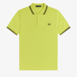 Polo manica corta M3600 84B FRED PERRY Citron/blk/blk 