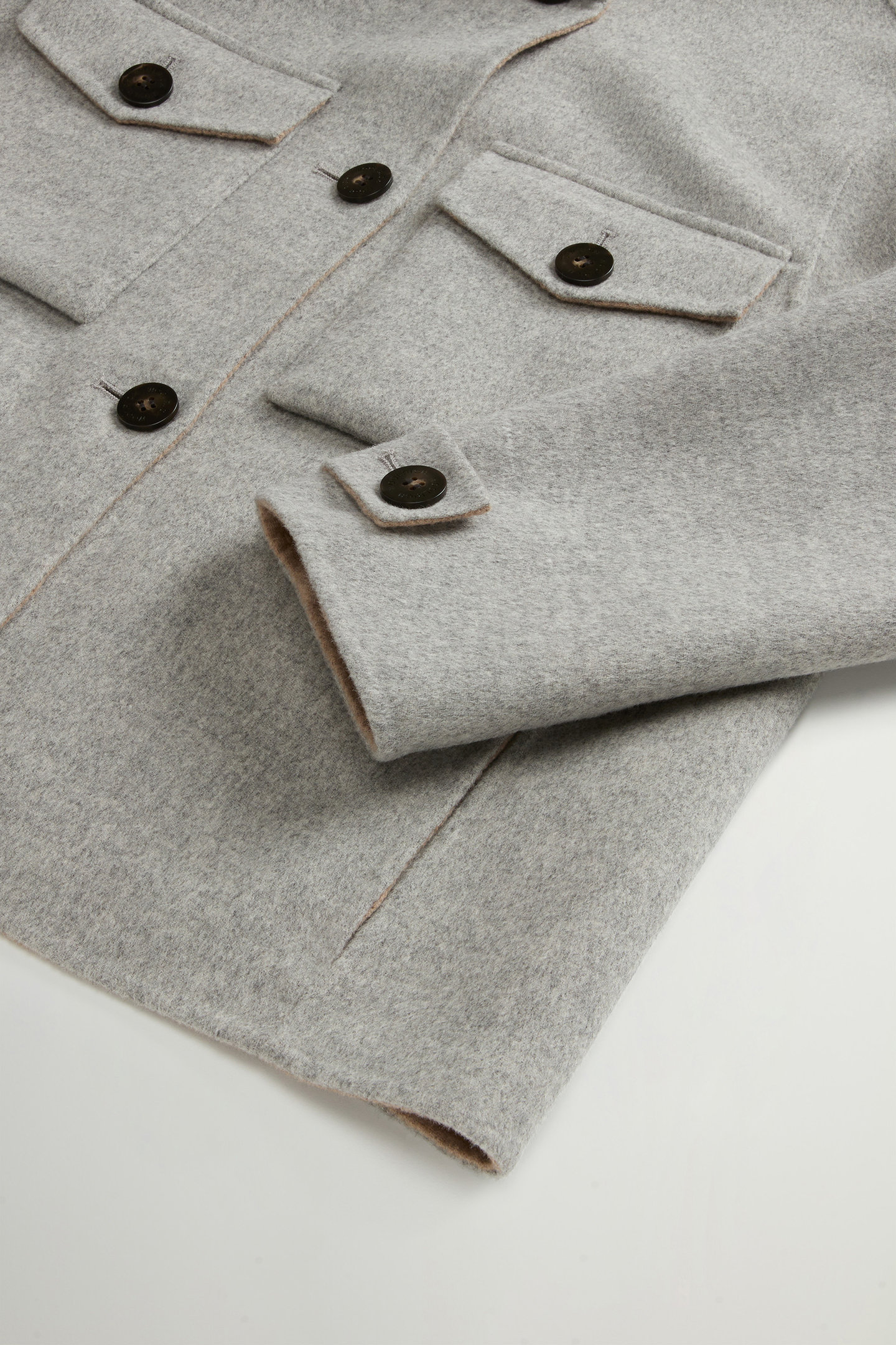 Giacca in misto lana CFWWOU2102FRUT5012 103 WOOLRICH Light gray melange 