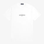 T-Shirt manica corta M4580 100 FRED PERRY White 