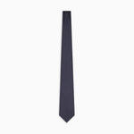 Cravatta in pura seta effetto ottoman 340075 2R600 00035 EMPORIO ARMANI Blu navy 