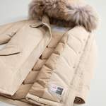 Arctic Parka in Ramar Cloth con pelliccia removibile CFWWOU0538FRUT0001 CNK2T WOOLRICH Cornstalk two tone 