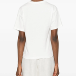 T-Shirt manica corta stampata D48EL040EE9 MFB63 ERMANNO FIRENZE Off white/ecru/nero 