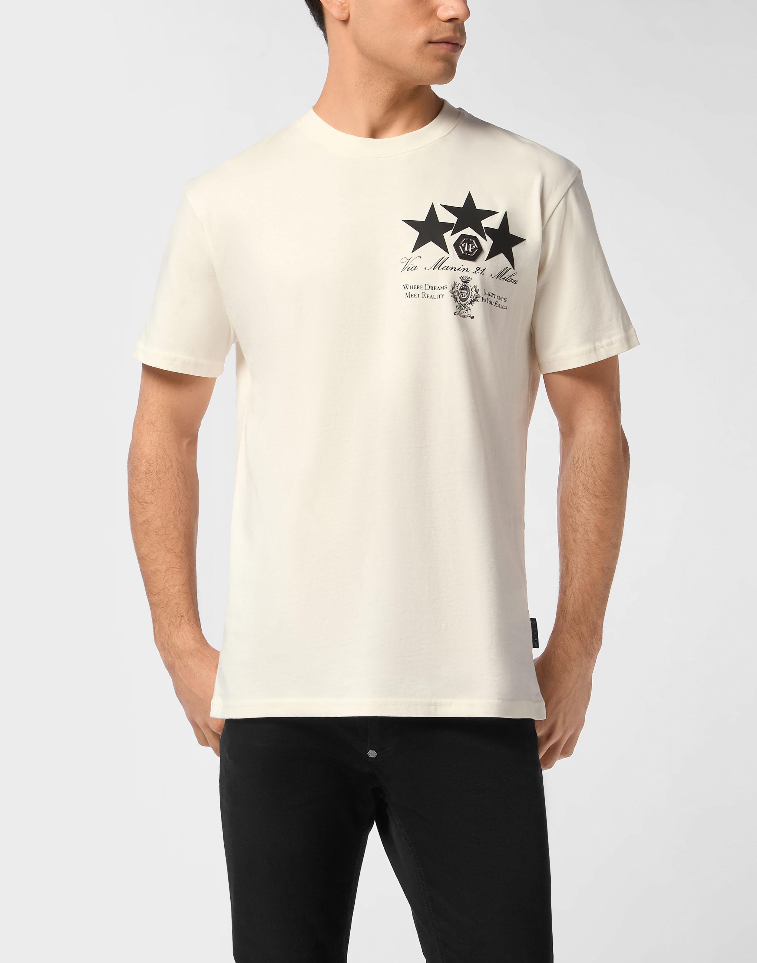 T-Shirt manica corta MTK8478 PJY002N 01OF PHILIPP PLEIN Off white 