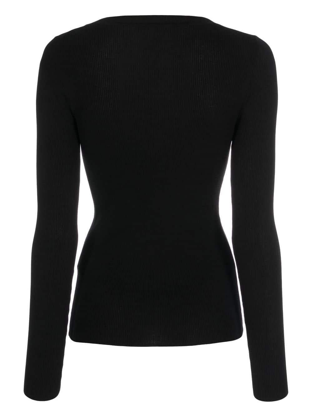 Cardigan a costine CIPRIA23 D520738 013 P.A.R.O.S.H. Nero 