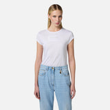 T-shirt in jersey con ricamo MA00451E2 270 ELISABETTA FRANCHI Gesso 