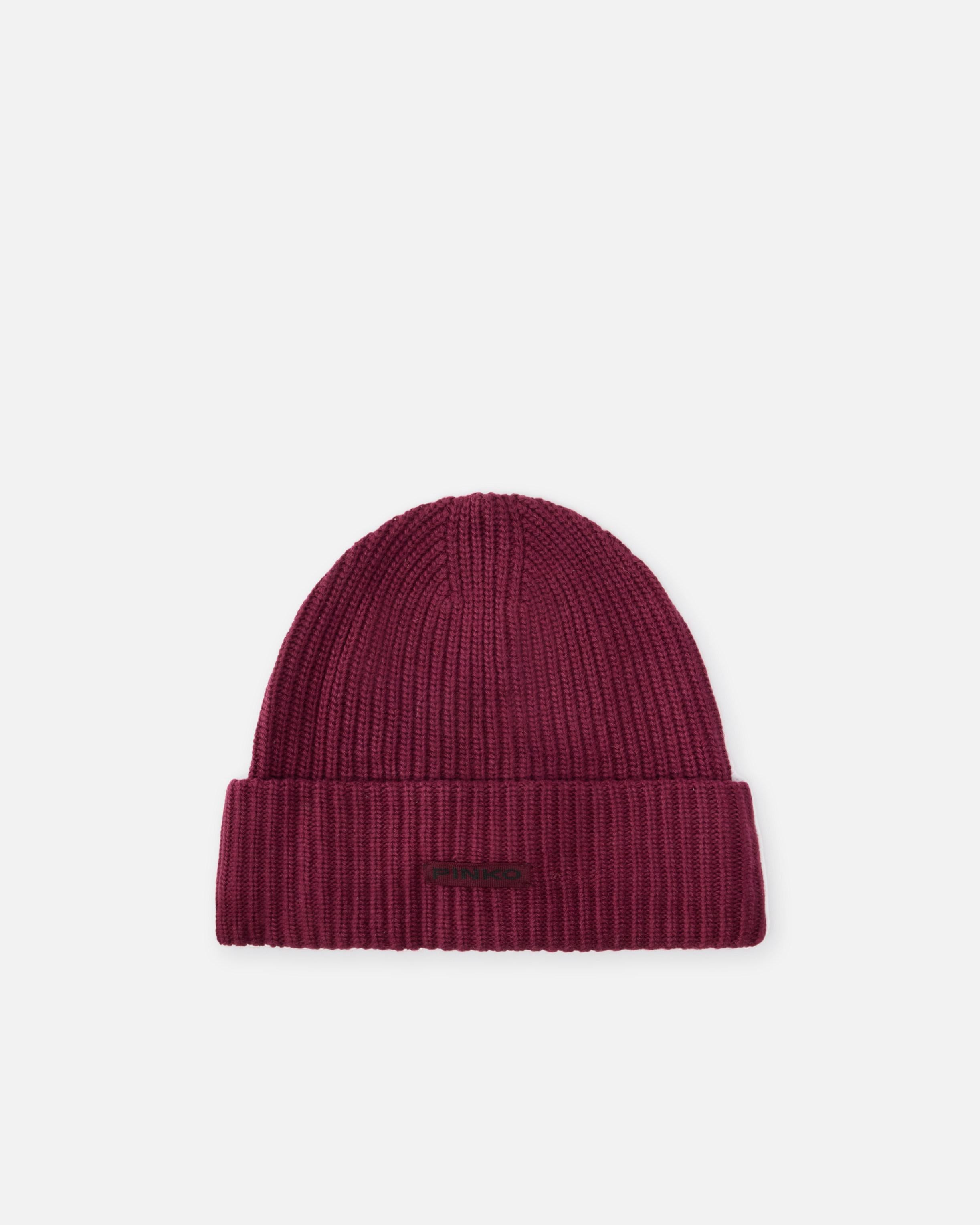 Cappello in lana 105993A2Z4 R57 PINKO Bordeaux-degustaz. vino 