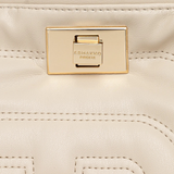 Borsa a spalla in ecopelle 12401969 381 ERMANNO FIRENZE Ivory 