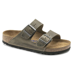 Ciabatta in pelle oliata ARIZONA 1027039 FADED KHAKI BIRKENSTOCK Faded khaki 